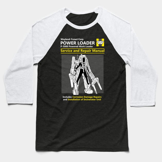 Power Loader Service and Repair Manual Baseball T-Shirt by adho1982